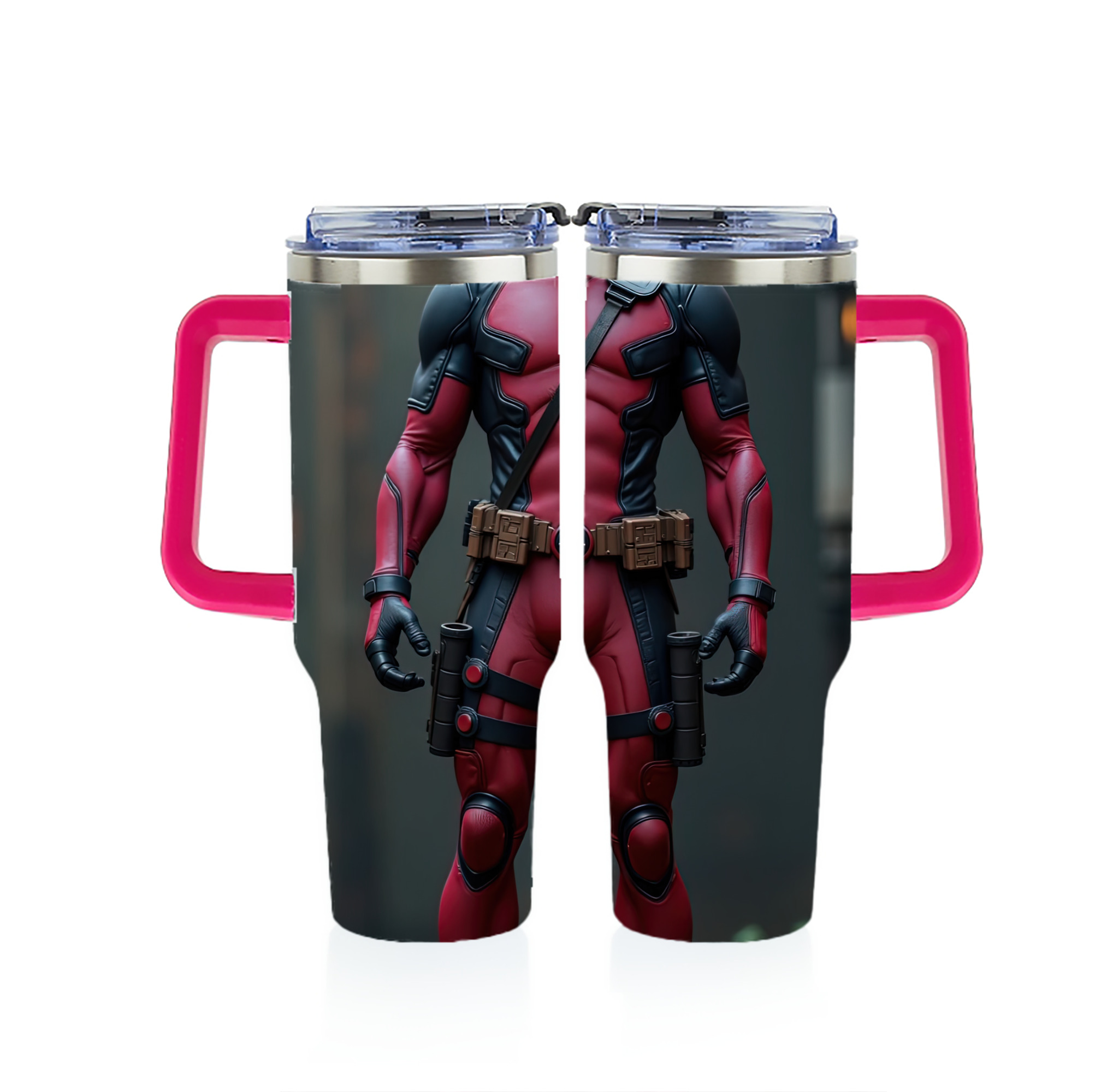 （画像用） Deadpool デッドプール 1200ｍLフルプリント車用タンブラー